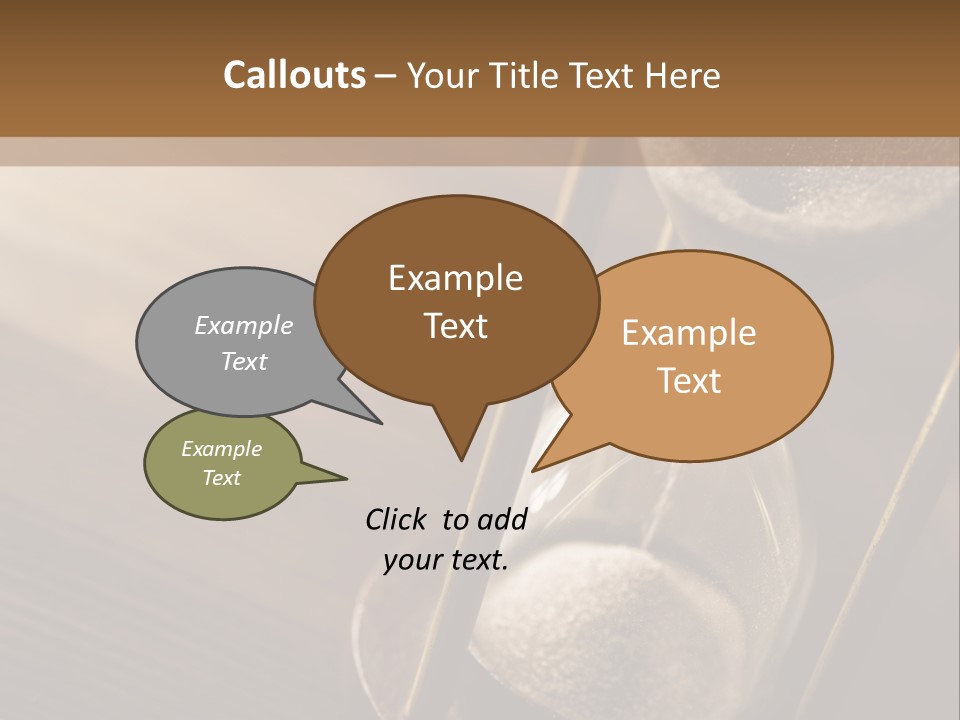 Closeup Clock Timer PowerPoint Template
