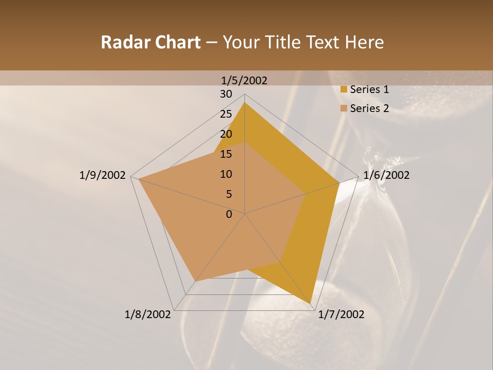 Closeup Clock Timer PowerPoint Template