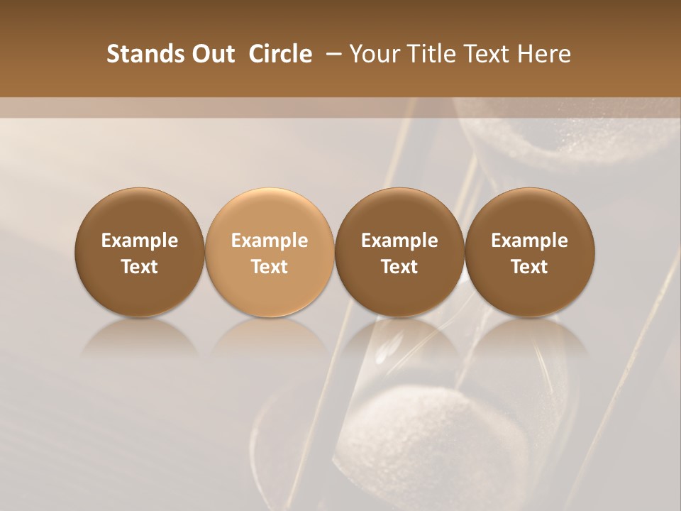 Closeup Clock Timer PowerPoint Template