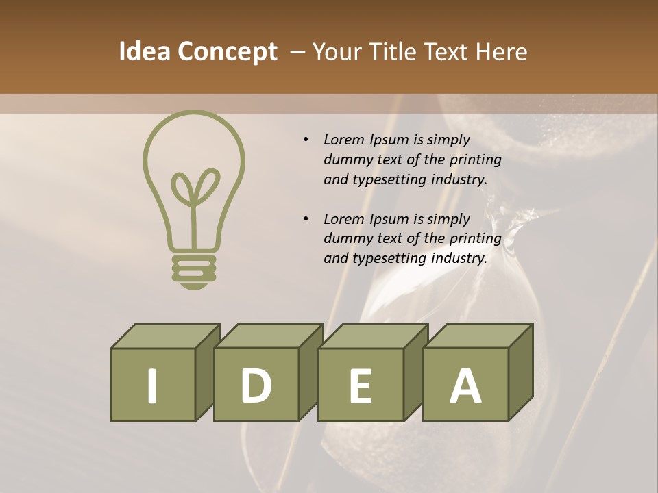 Closeup Clock Timer PowerPoint Template