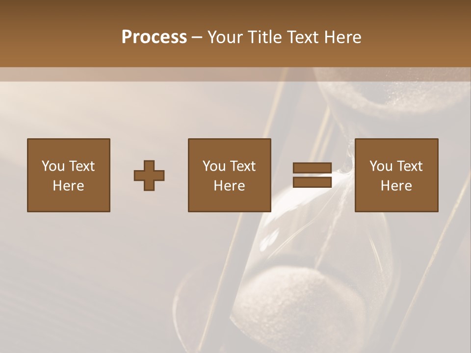 Closeup Clock Timer PowerPoint Template