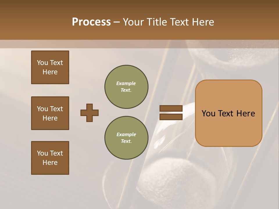 Closeup Clock Timer PowerPoint Template