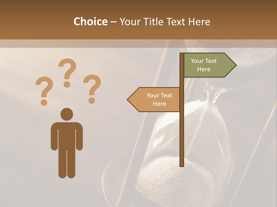 Closeup Clock Timer PowerPoint Template