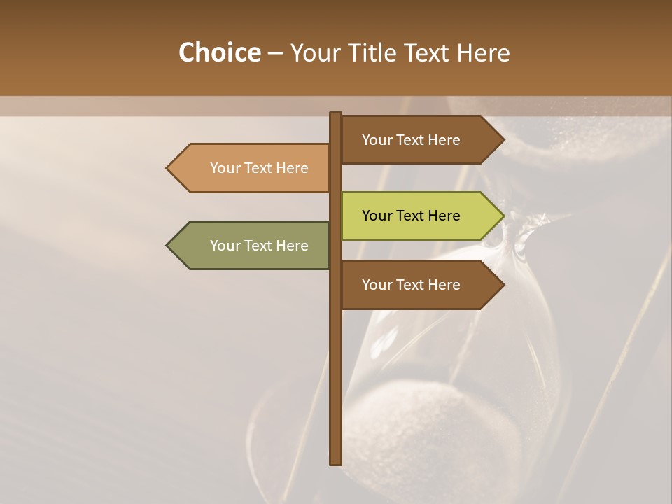 Closeup Clock Timer PowerPoint Template