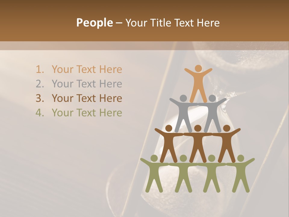 Closeup Clock Timer PowerPoint Template