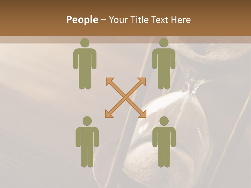 Closeup Clock Timer PowerPoint Template