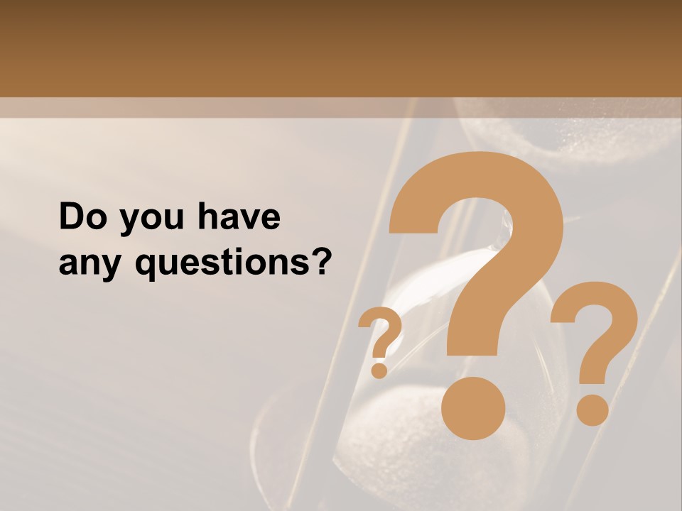 Closeup Clock Timer PowerPoint Template