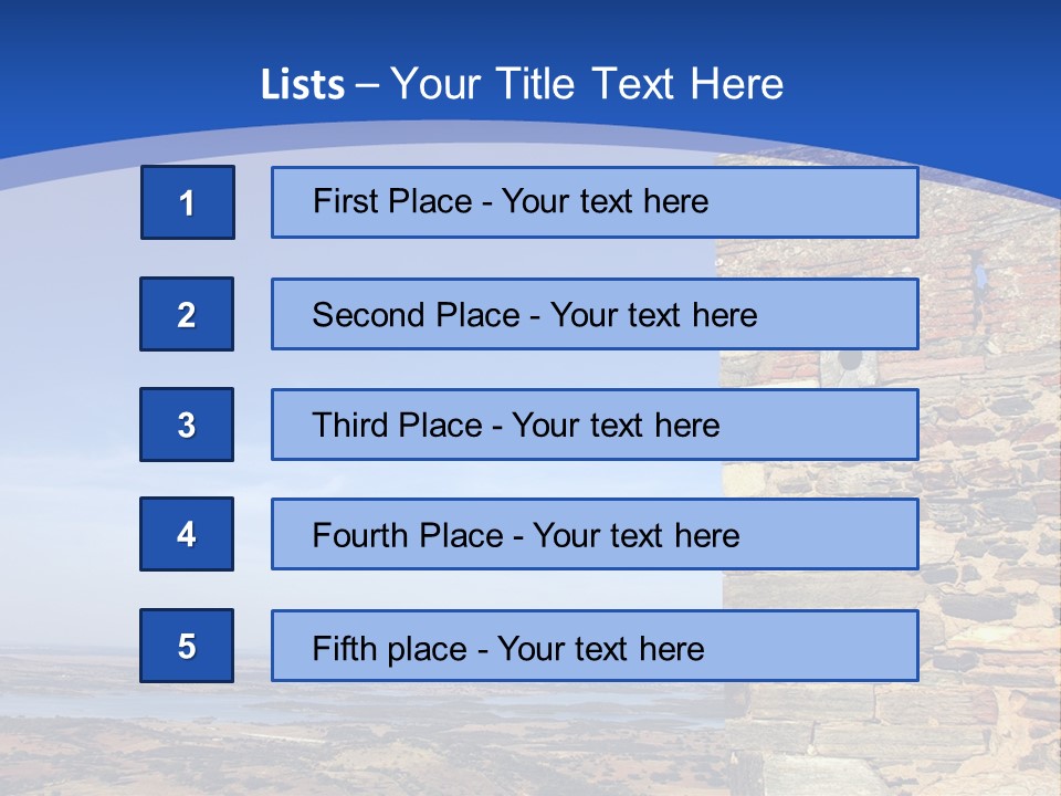 Arch Vacation Moors PowerPoint Template