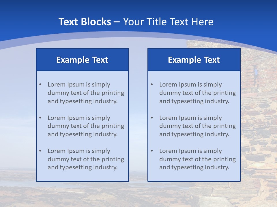 Arch Vacation Moors PowerPoint Template