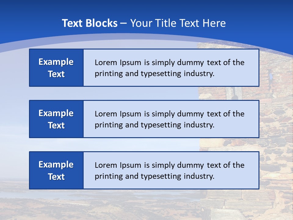 Arch Vacation Moors PowerPoint Template