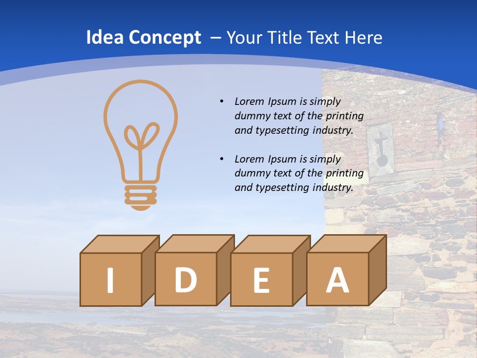 Arch Vacation Moors PowerPoint Template