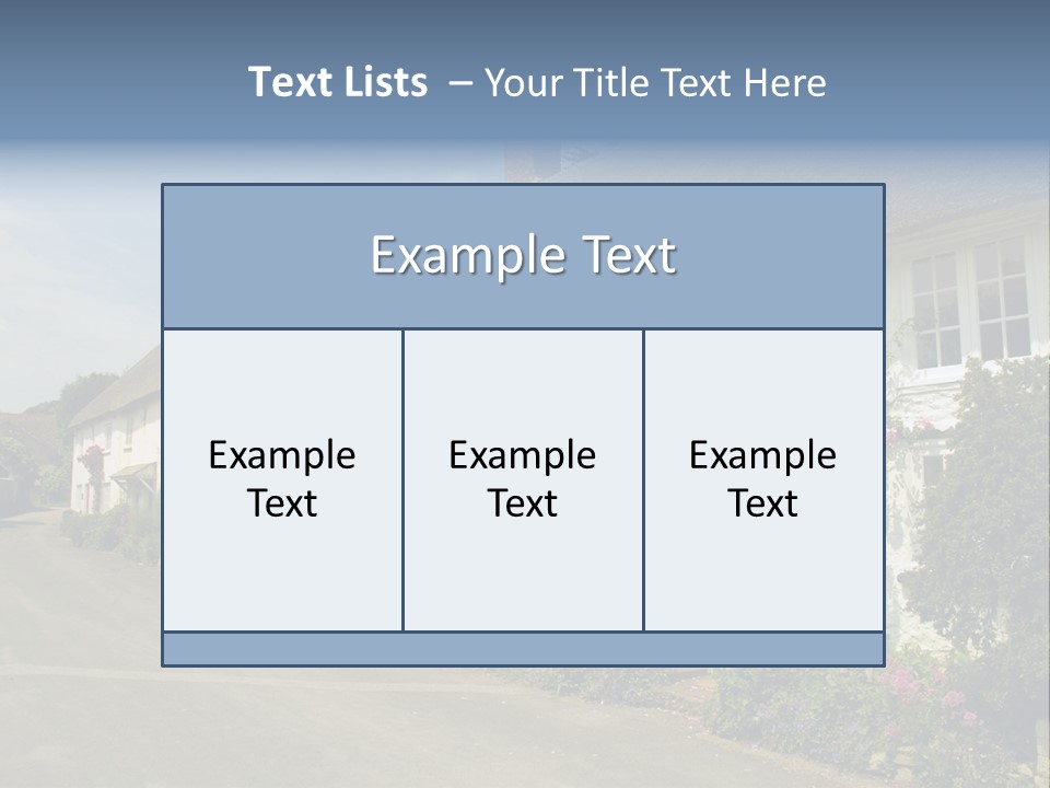 English Spring Gold PowerPoint Template