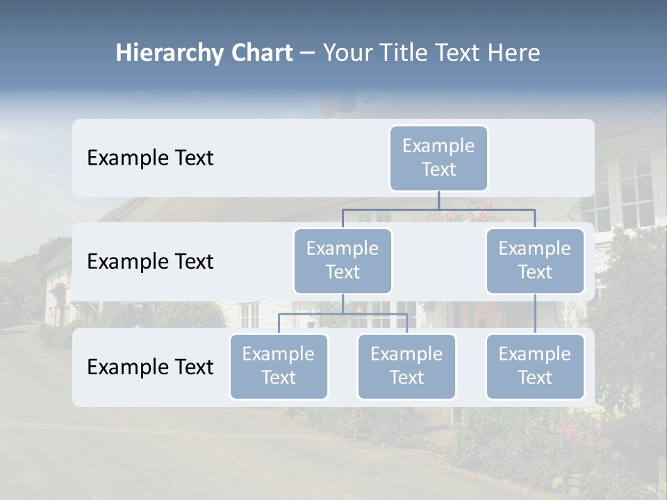 English Spring Gold PowerPoint Template