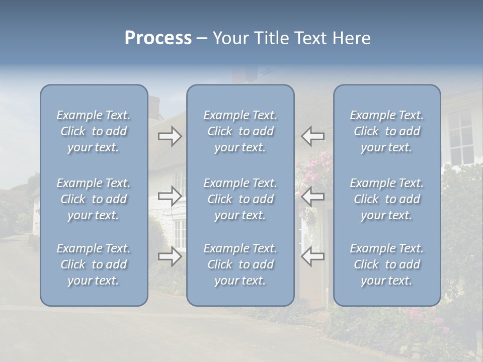 English Spring Gold PowerPoint Template