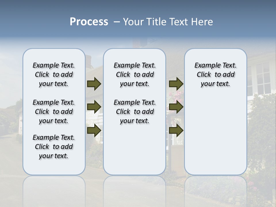 English Spring Gold PowerPoint Template