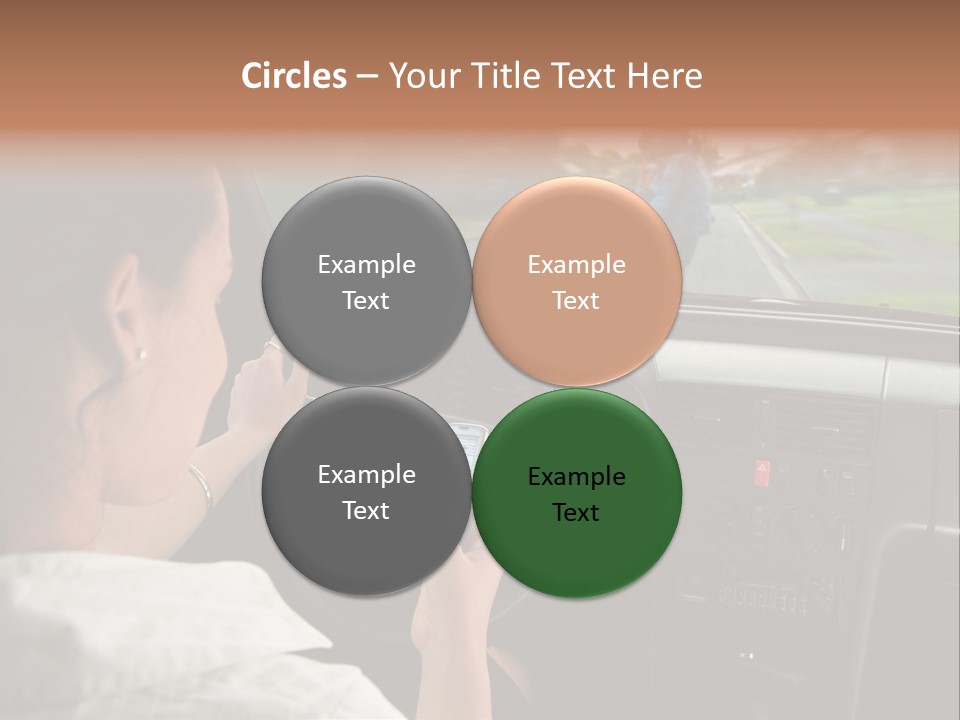 Outdoor Anthriscus Macro PowerPoint Template