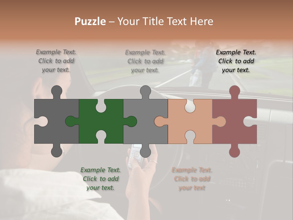 Outdoor Anthriscus Macro PowerPoint Template