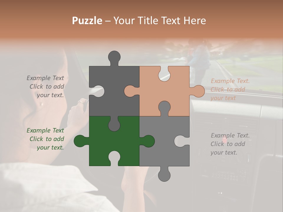 Outdoor Anthriscus Macro PowerPoint Template