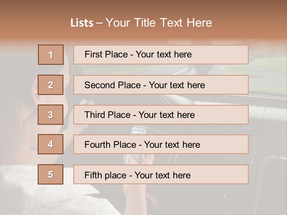 Outdoor Anthriscus Macro PowerPoint Template