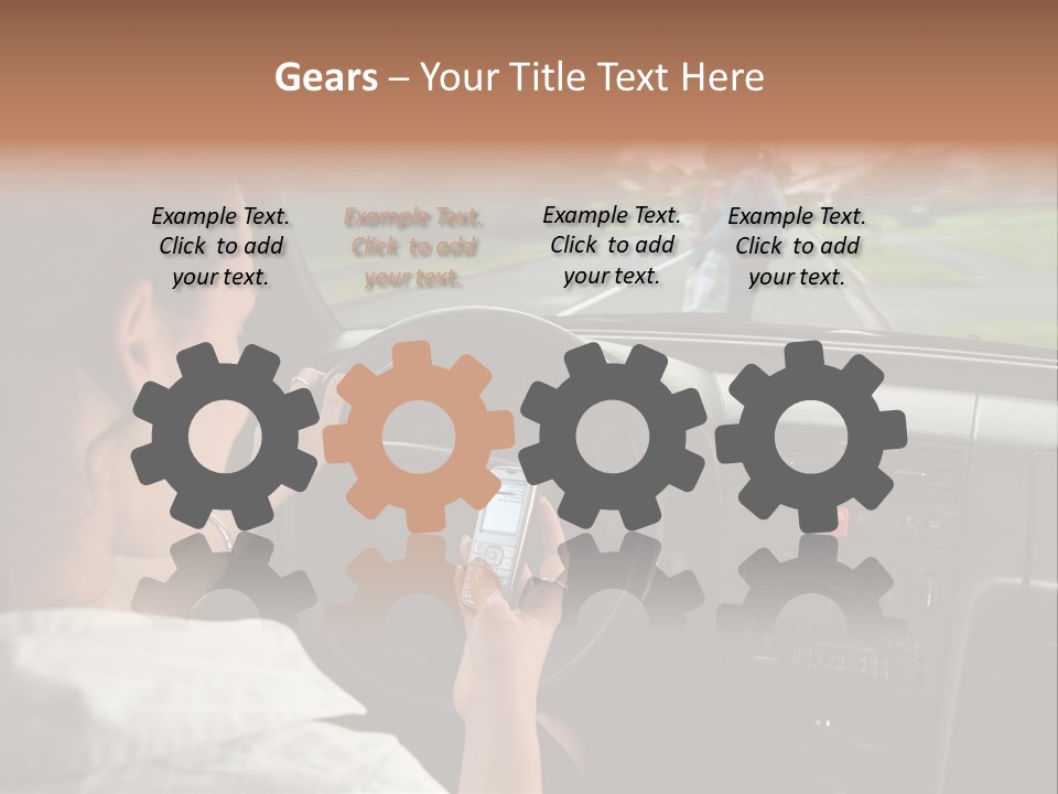 Outdoor Anthriscus Macro PowerPoint Template