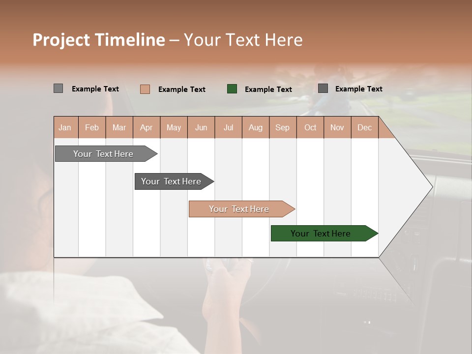 Outdoor Anthriscus Macro PowerPoint Template