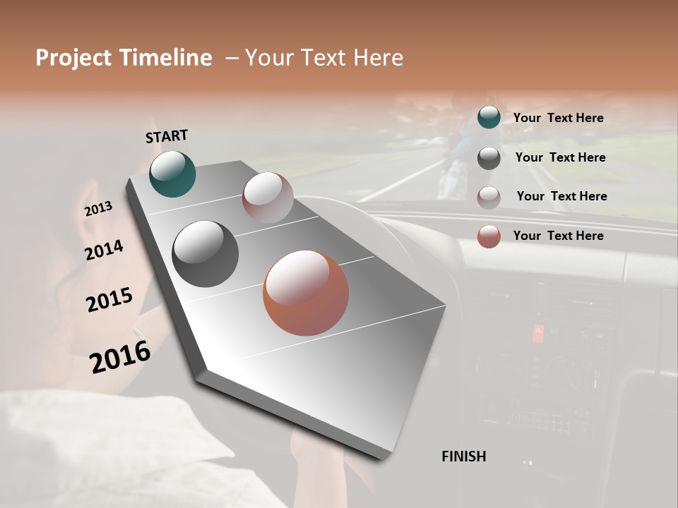 Outdoor Anthriscus Macro PowerPoint Template