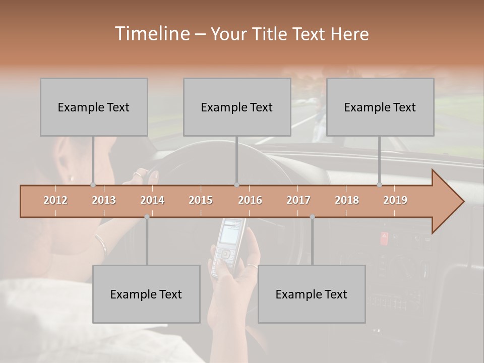 Outdoor Anthriscus Macro PowerPoint Template