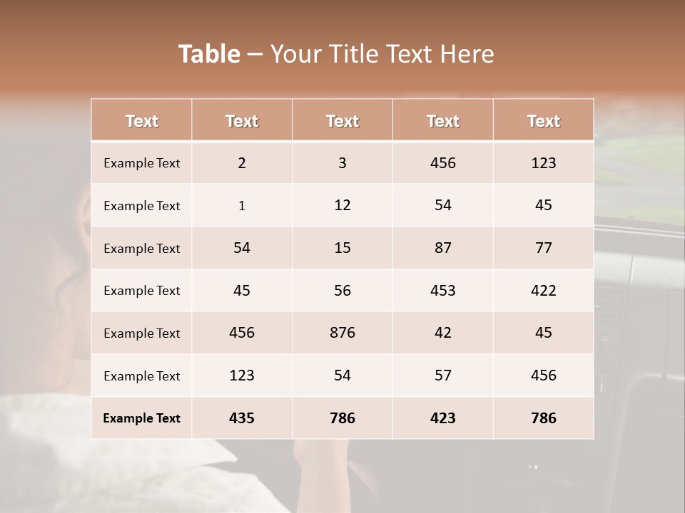 Outdoor Anthriscus Macro PowerPoint Template