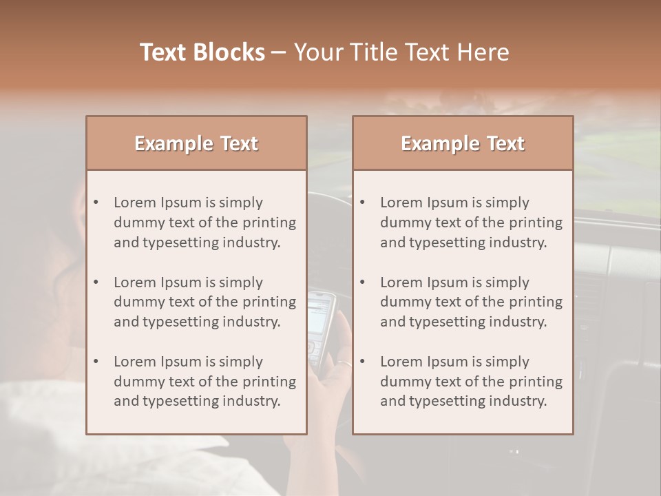 Outdoor Anthriscus Macro PowerPoint Template