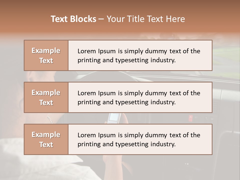 Outdoor Anthriscus Macro PowerPoint Template