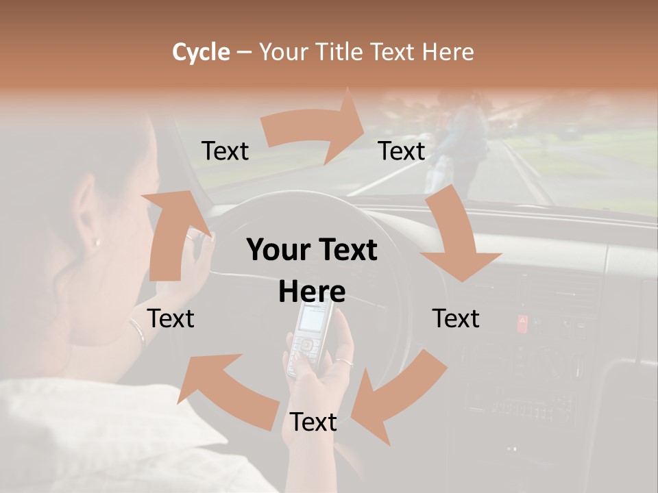 Outdoor Anthriscus Macro PowerPoint Template