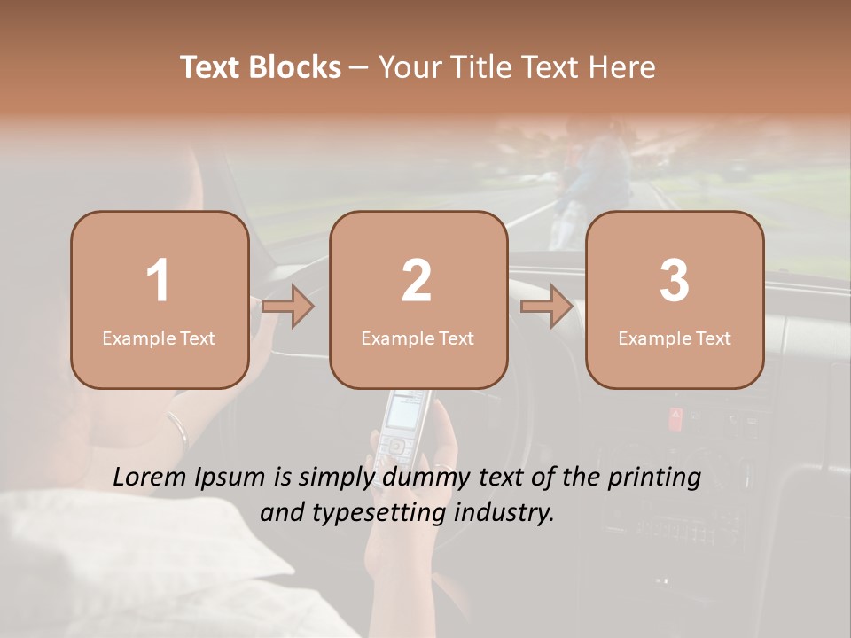 Outdoor Anthriscus Macro PowerPoint Template
