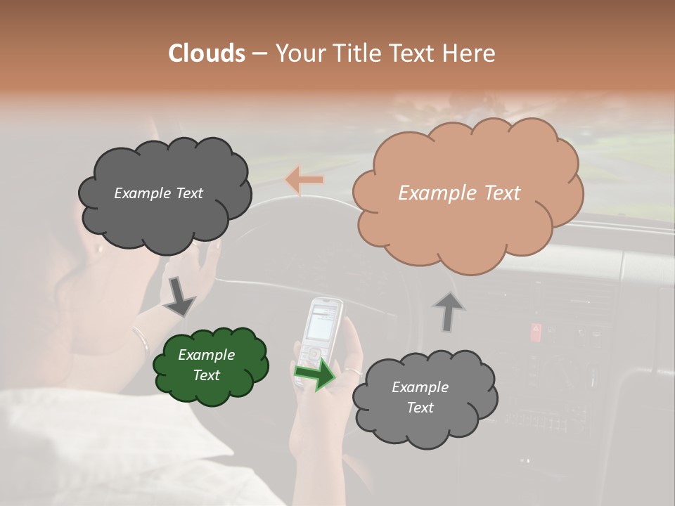 Outdoor Anthriscus Macro PowerPoint Template