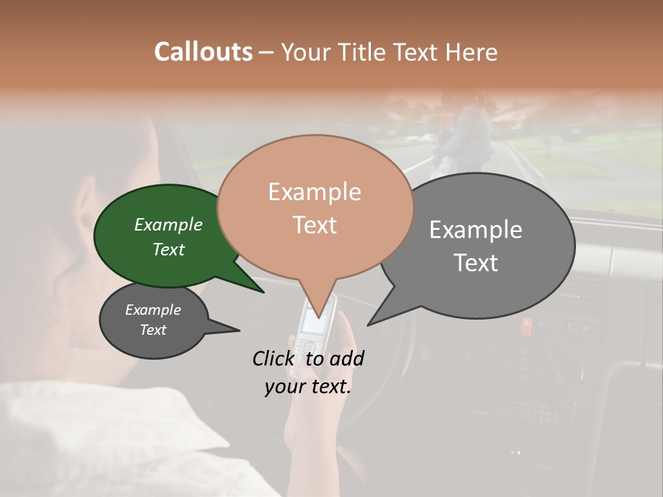 Outdoor Anthriscus Macro PowerPoint Template