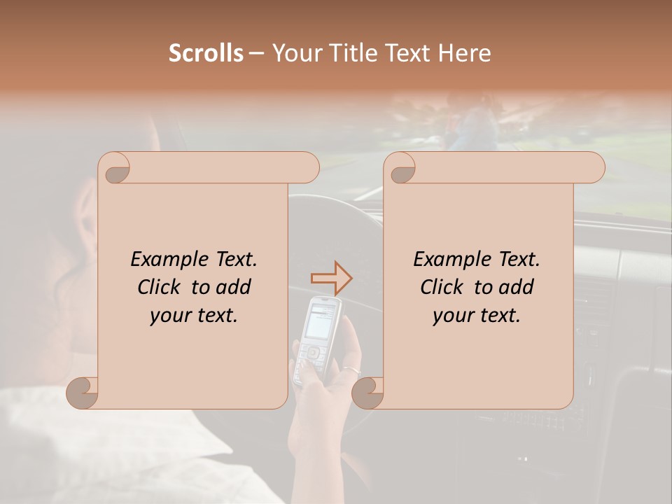Outdoor Anthriscus Macro PowerPoint Template
