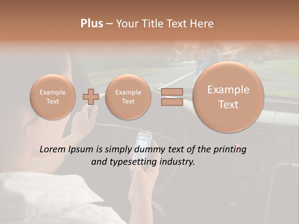 Outdoor Anthriscus Macro PowerPoint Template