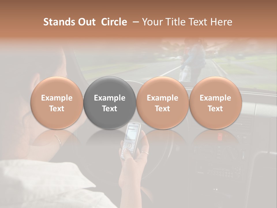 Outdoor Anthriscus Macro PowerPoint Template