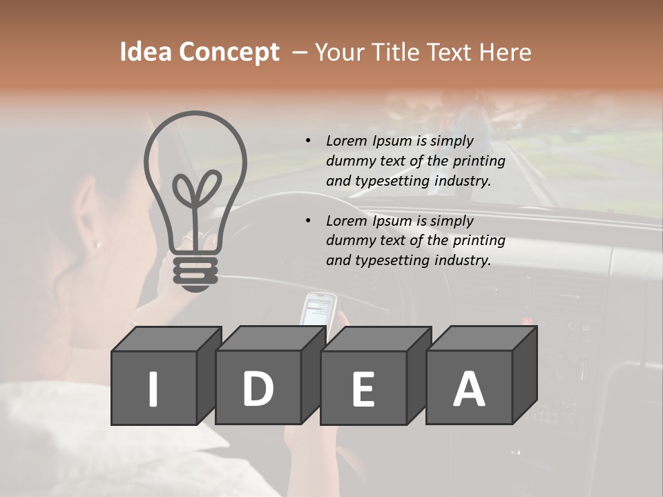 Outdoor Anthriscus Macro PowerPoint Template