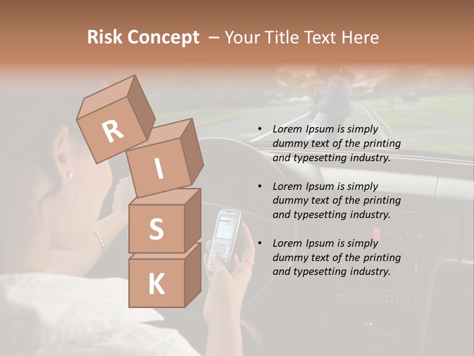 Outdoor Anthriscus Macro PowerPoint Template