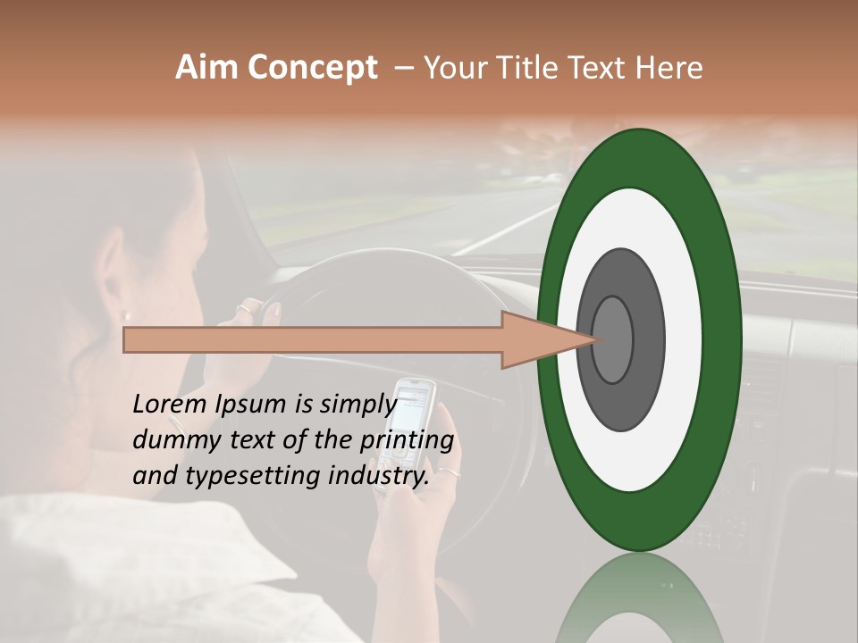 Outdoor Anthriscus Macro PowerPoint Template