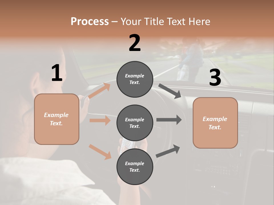 Outdoor Anthriscus Macro PowerPoint Template