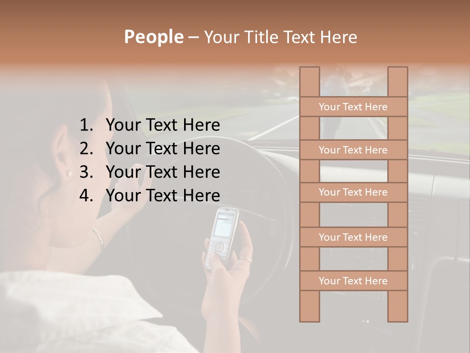 Outdoor Anthriscus Macro PowerPoint Template