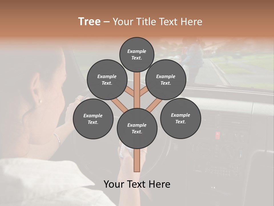 Outdoor Anthriscus Macro PowerPoint Template