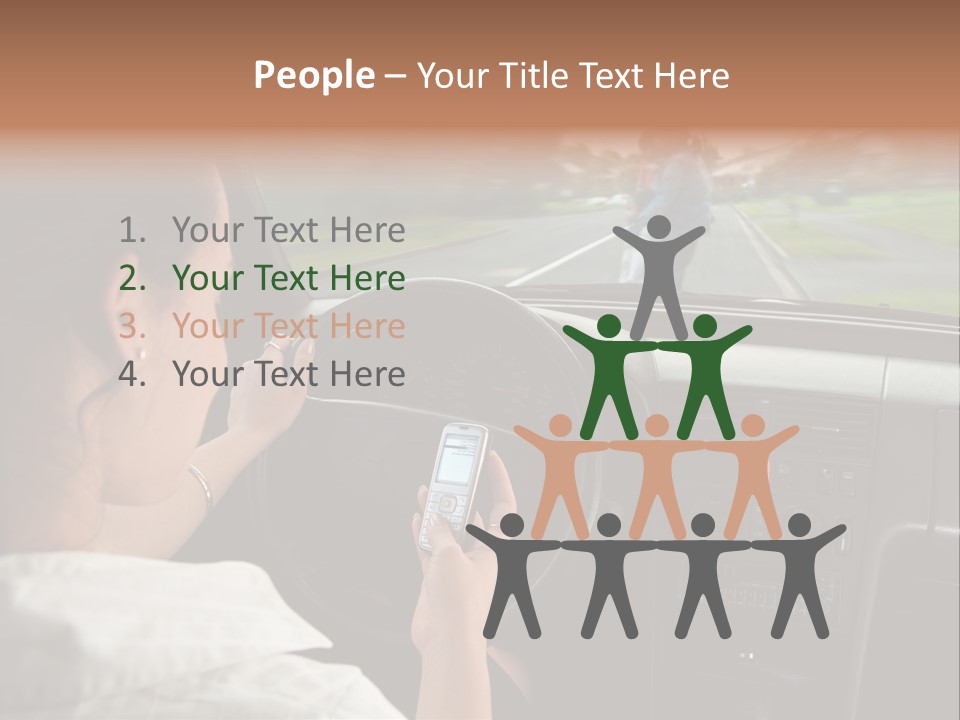 Outdoor Anthriscus Macro PowerPoint Template