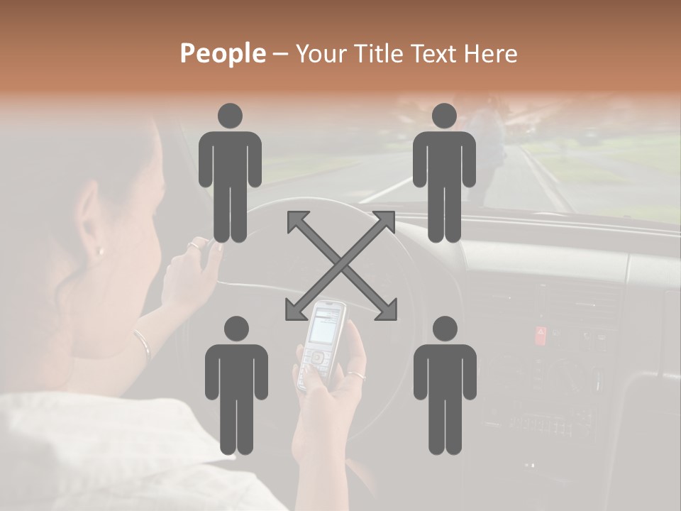 Outdoor Anthriscus Macro PowerPoint Template