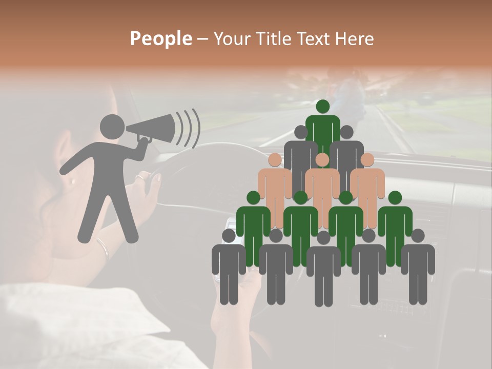 Outdoor Anthriscus Macro PowerPoint Template