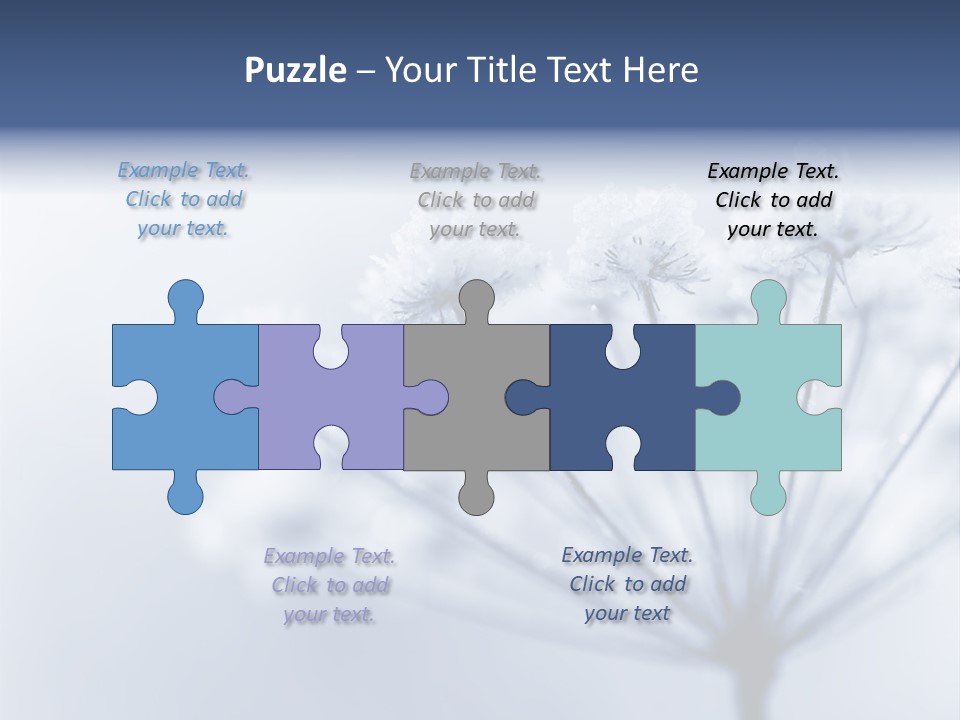 Outdoor Anthriscus Macro PowerPoint Template