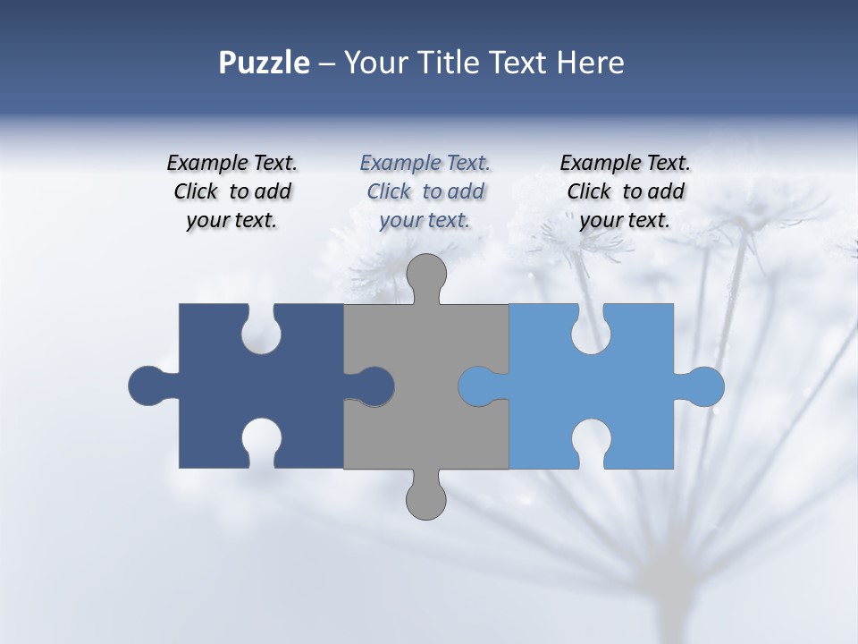 Outdoor Anthriscus Macro PowerPoint Template