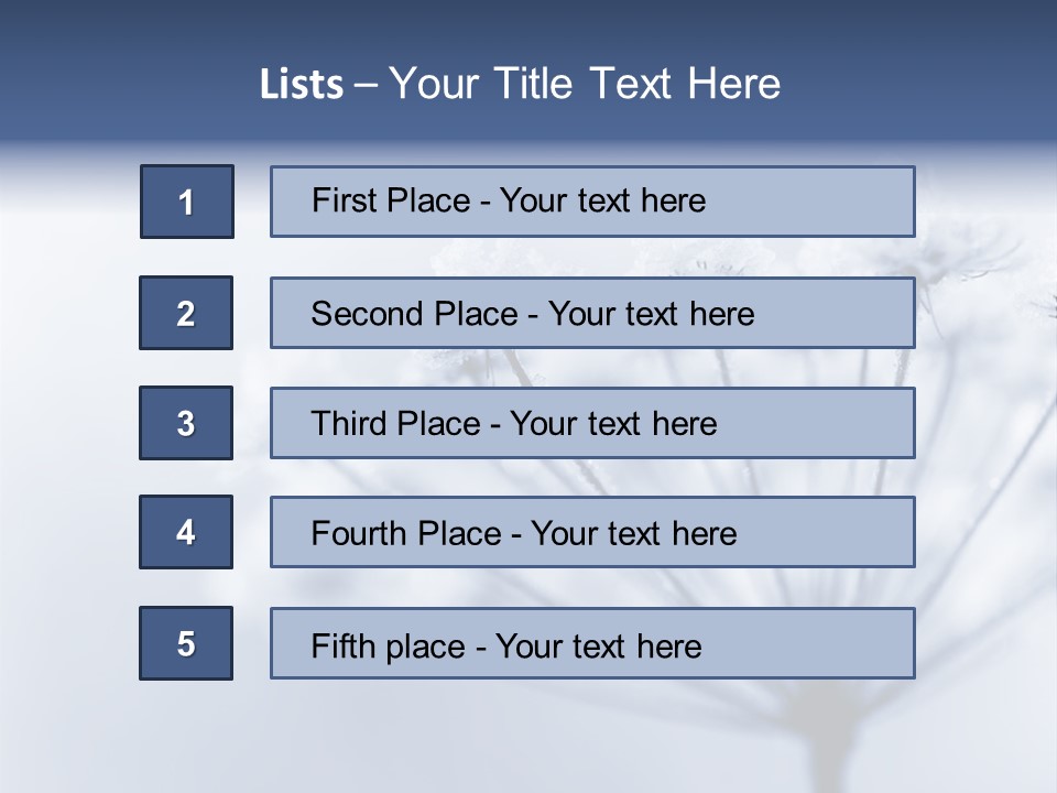 Outdoor Anthriscus Macro PowerPoint Template