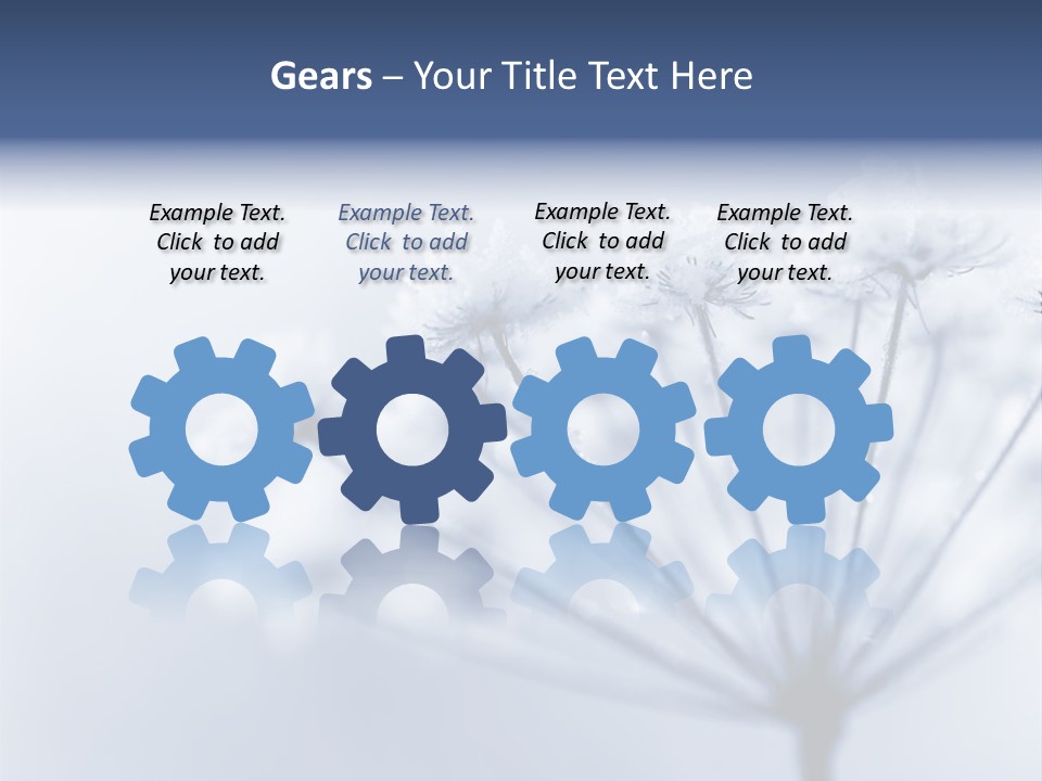 Outdoor Anthriscus Macro PowerPoint Template